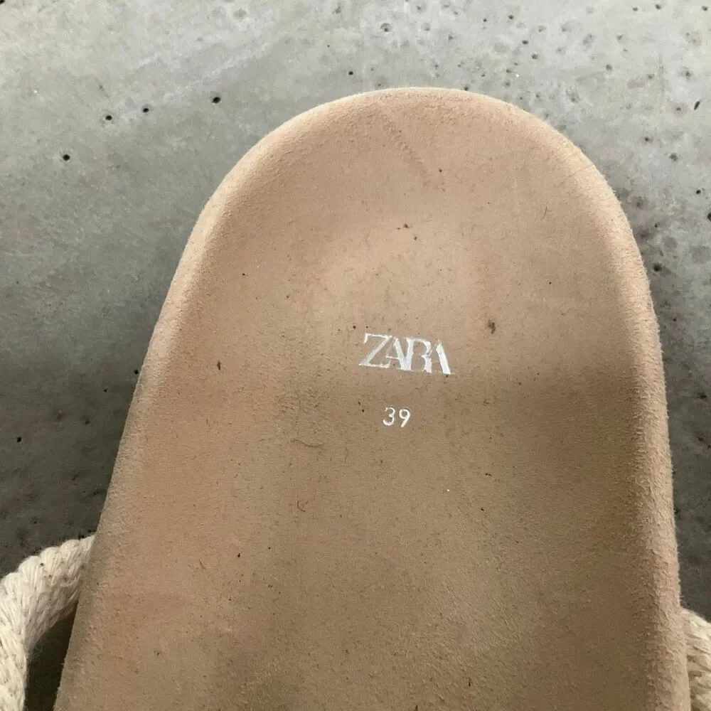 Zara Low Knotted Sandals - Picture 4 of 7